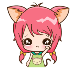 Kawaii Neko sticker #1495145