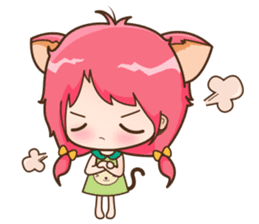 Kawaii Neko sticker #1495146