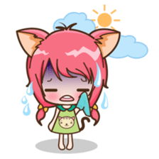 Kawaii Neko sticker #1495147