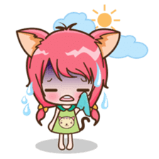 Kawaii Neko sticker #1495147