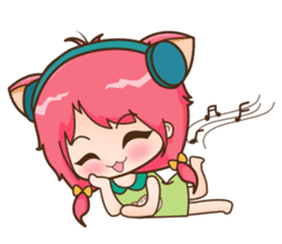 Kawaii Neko sticker #1495157