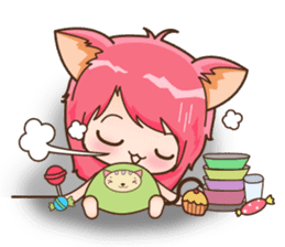 Kawaii Neko sticker #1495158