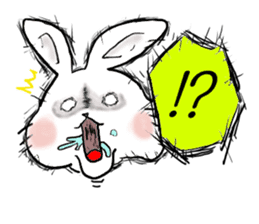 omochi rabbit sticker #1495801