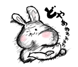 omochi rabbit sticker #1495804
