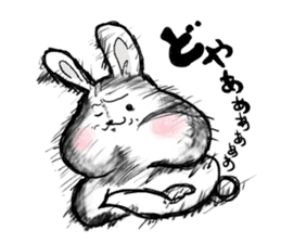 omochi rabbit sticker #1495804