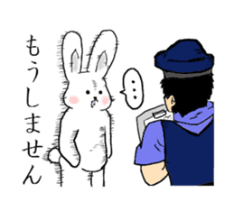 omochi rabbit sticker #1495807