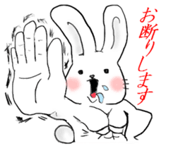 omochi rabbit sticker #1495808