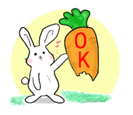 omochi rabbit sticker #1495814