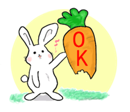 omochi rabbit sticker #1495814