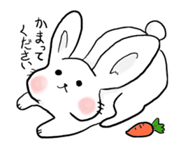 omochi rabbit sticker #1495822