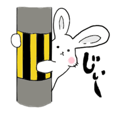 omochi rabbit sticker #1495827
