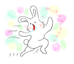 omochi rabbit sticker #1495832