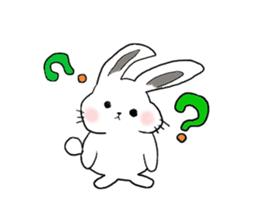 omochi rabbit sticker #1495837