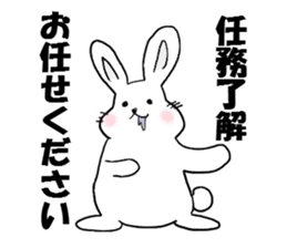 omochi rabbit sticker #1495839