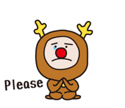 Serious Reindeer sticker #1495952