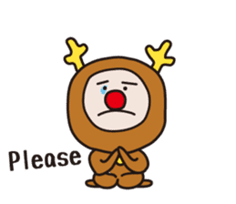 Serious Reindeer sticker #1495952