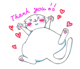 Fat Scottish Fold sticker #1496047