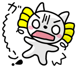 Japanese Chonmage Cat & Ojou-sama Cat sticker #1496545