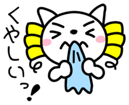 Japanese Chonmage Cat & Ojou-sama Cat sticker #1496552