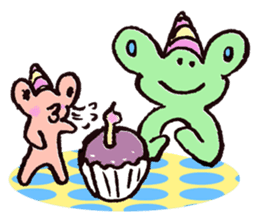 Frosuke and friends sticker #1496786