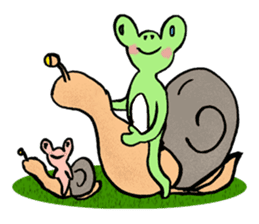 Frosuke and friends sticker #1496795