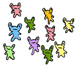 Frosuke and friends sticker #1496796