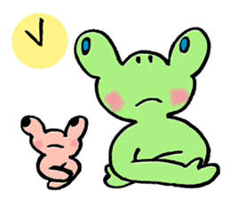 Frosuke and friends sticker #1496799