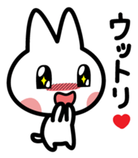 A cat is white sticker #1496917