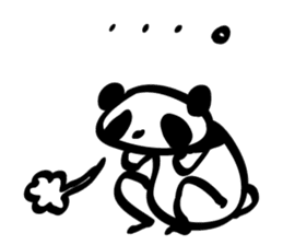rakugaki panda sticker #1497065