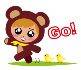 Lovely Bear sticker #1497252