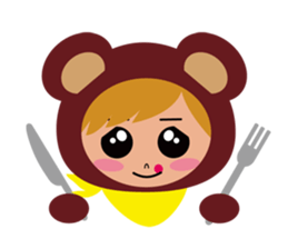 Lovely Bear sticker #1497270