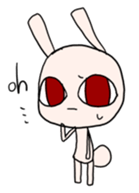 Notice Rabbit sticker #1497292