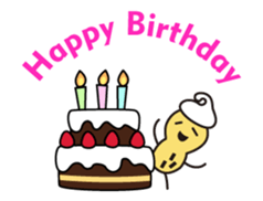 Mr.peanuts wearing hat of the cream sticker #1497446