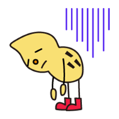 Mr.peanuts wearing hat of the cream sticker #1497473