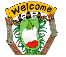 Nian beast family sticker #1497641