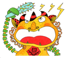 Nian beast family sticker #1497648