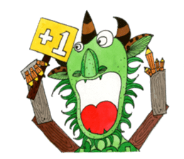 Nian beast family sticker #1497655