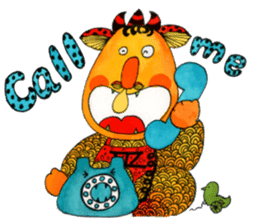 Nian beast family sticker #1497666