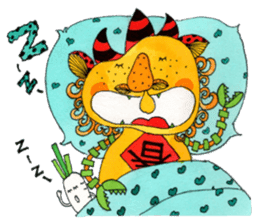 Nian beast family sticker #1497669