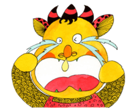 Nian beast family sticker #1497672