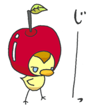 Kawaii apple. sticker #1497914