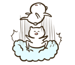 Messenger of the Cloud and Bear sticker #1497975