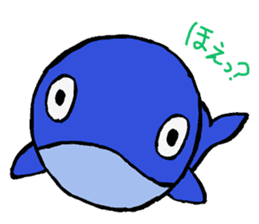 Whale and sea friends sticker #1498844