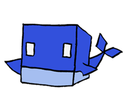 Whale and sea friends sticker #1498850