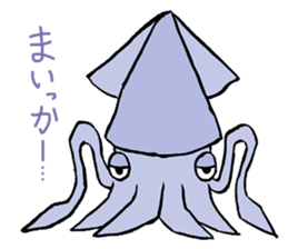 Whale and sea friends sticker #1498878