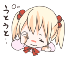 Expressive girl Sticker sticker #1499163