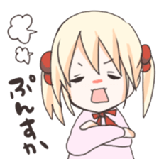 Expressive girl Sticker sticker #1499177