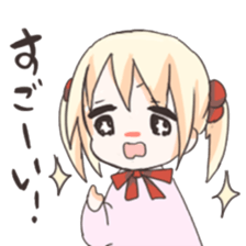 Expressive girl Sticker sticker #1499178