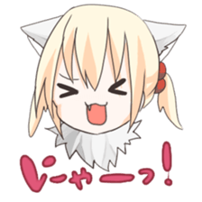 Expressive girl Sticker sticker #1499185