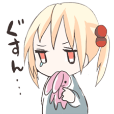 Expressive girl Sticker sticker #1499190